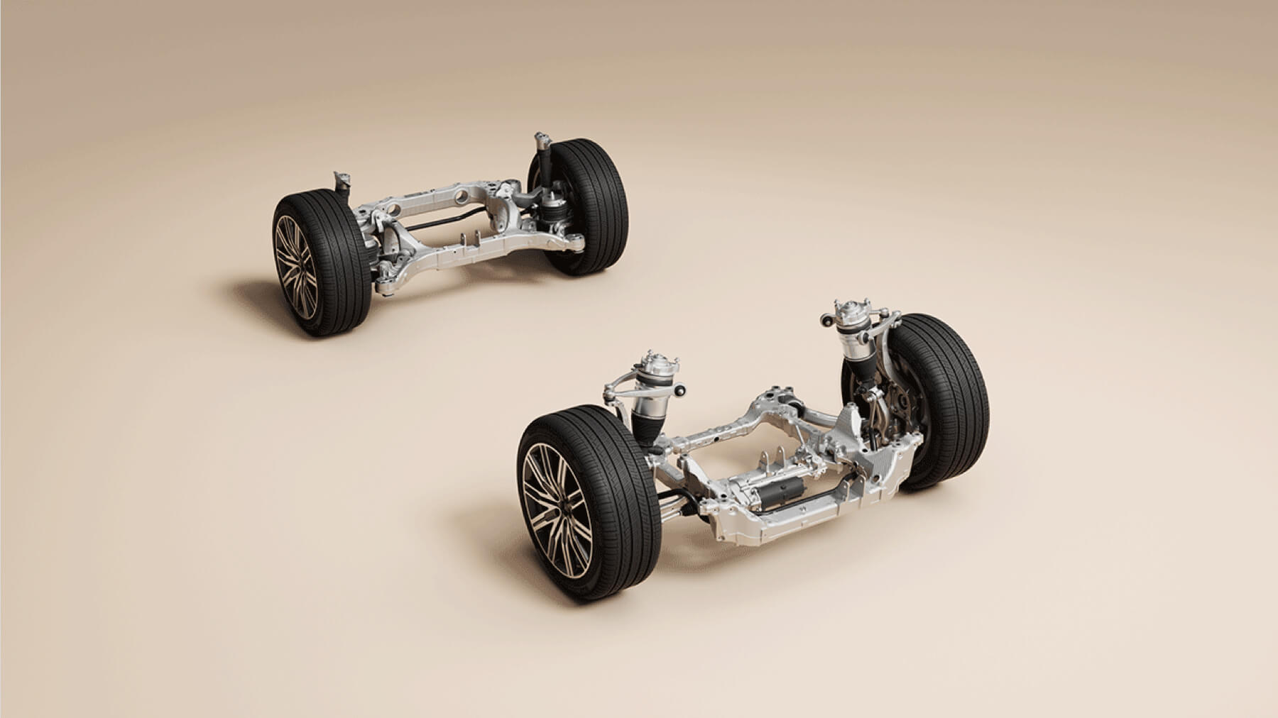 LUMA ÍRIS independent front and rear suspension architecture