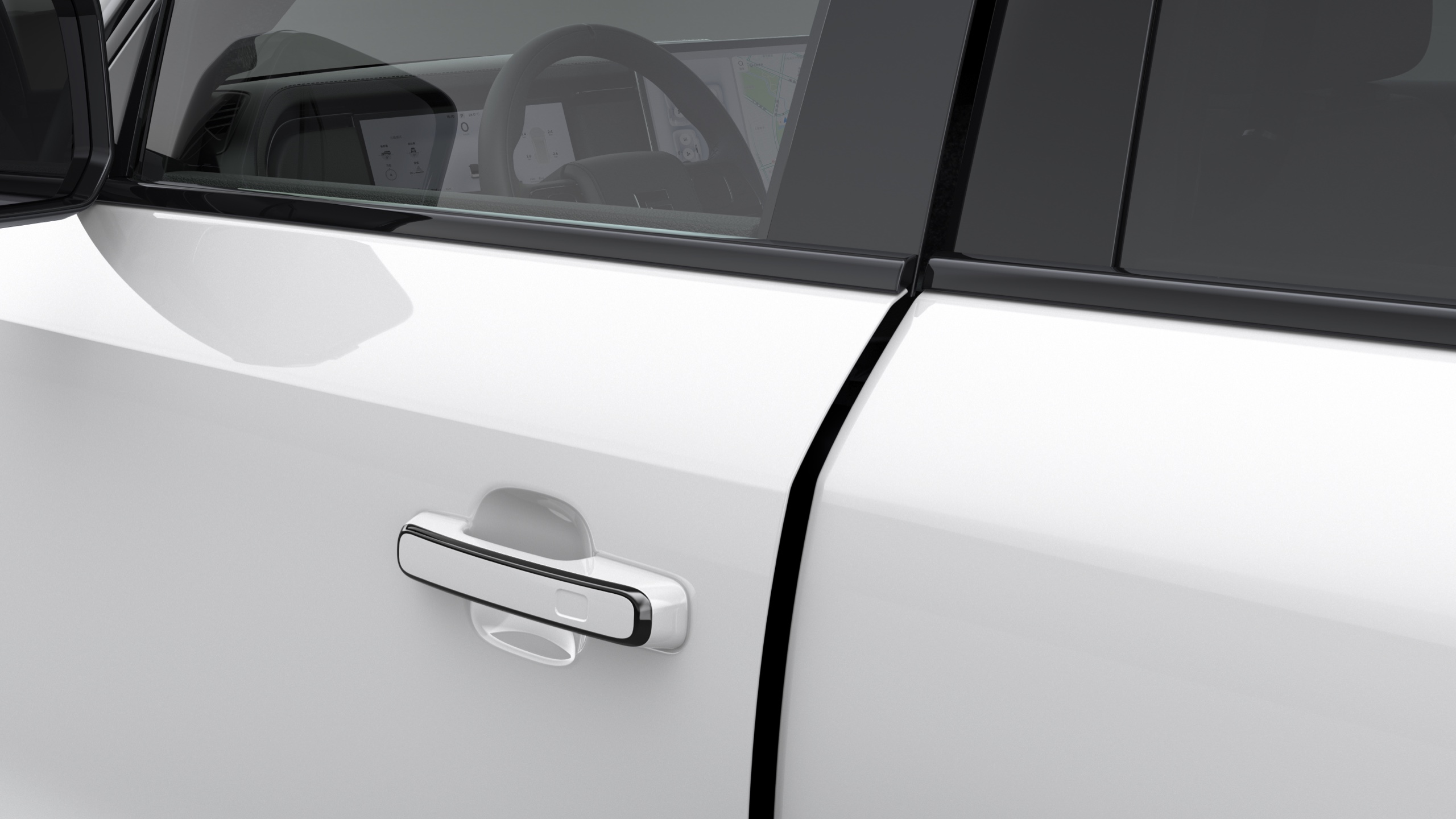 LUMA IRIS flush exterior door handle