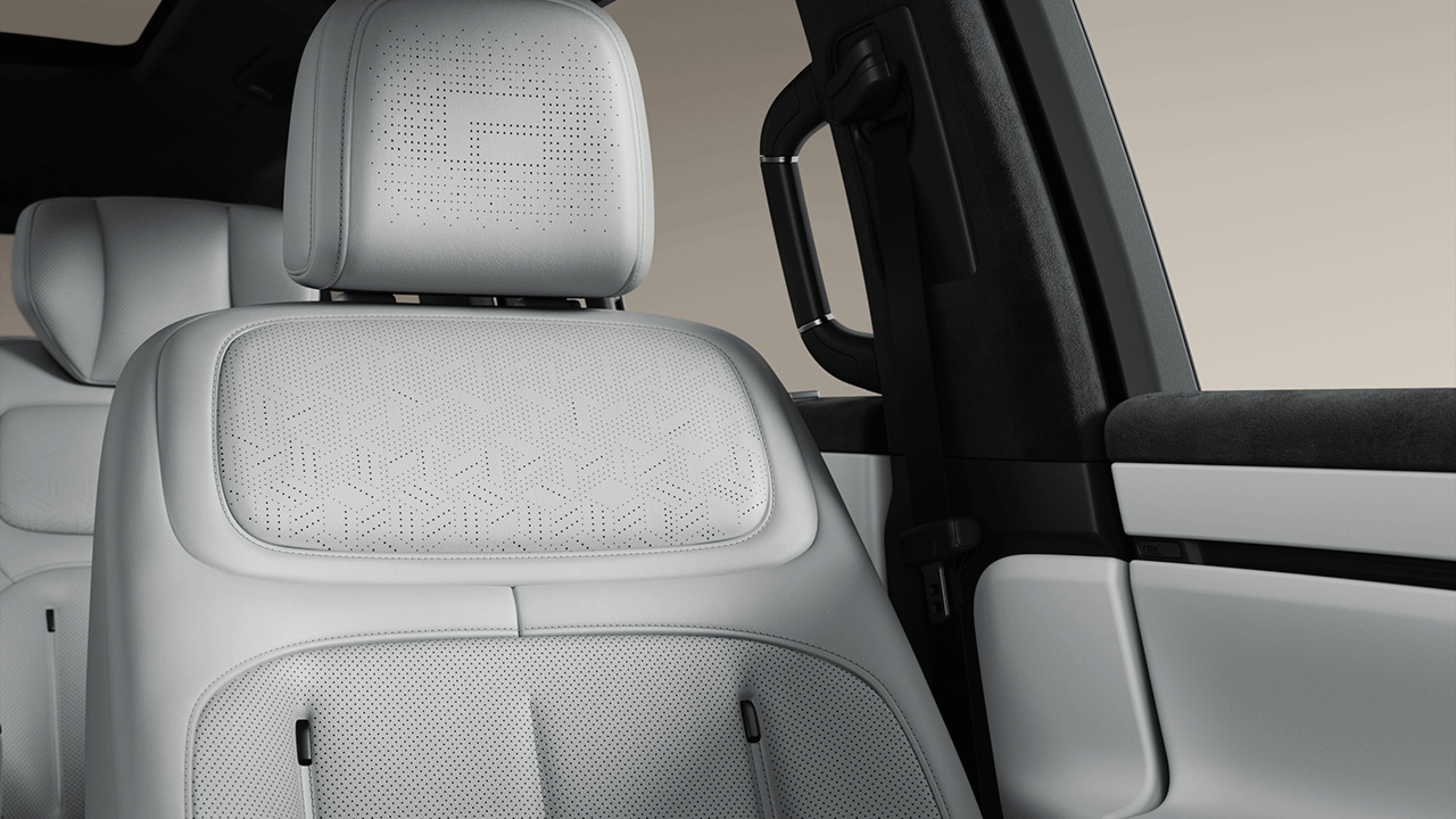 LUMA IRIS premium perforated seat detail